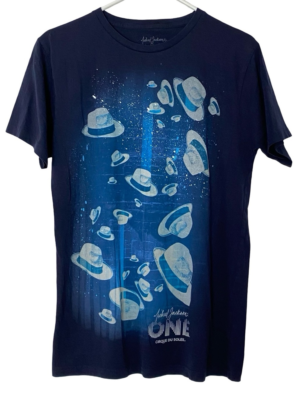 Michael Jackson Cirque Du Soleil One Tshirt Men Size Medium Unisex Hats Band Tee